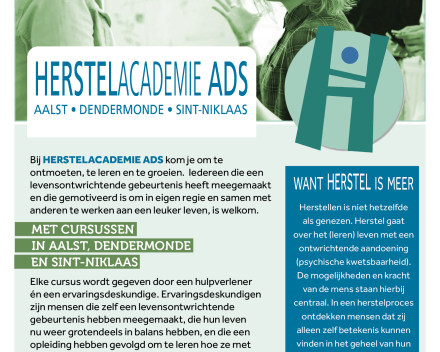 HerstelAcademie ADS gaat van start!